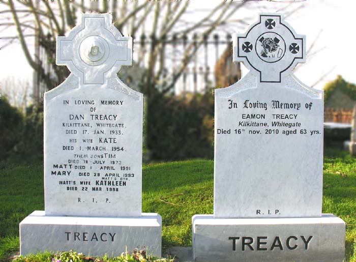 Treacy, Kilkittane